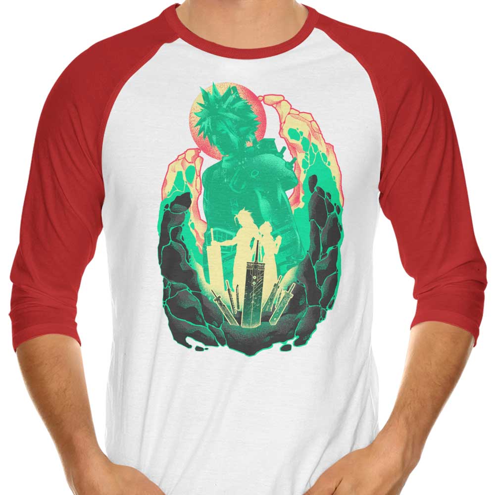 Hypertwenty's 3/4 Sleeve Raglan T-Shirt Inspired by Buster Sword Successor