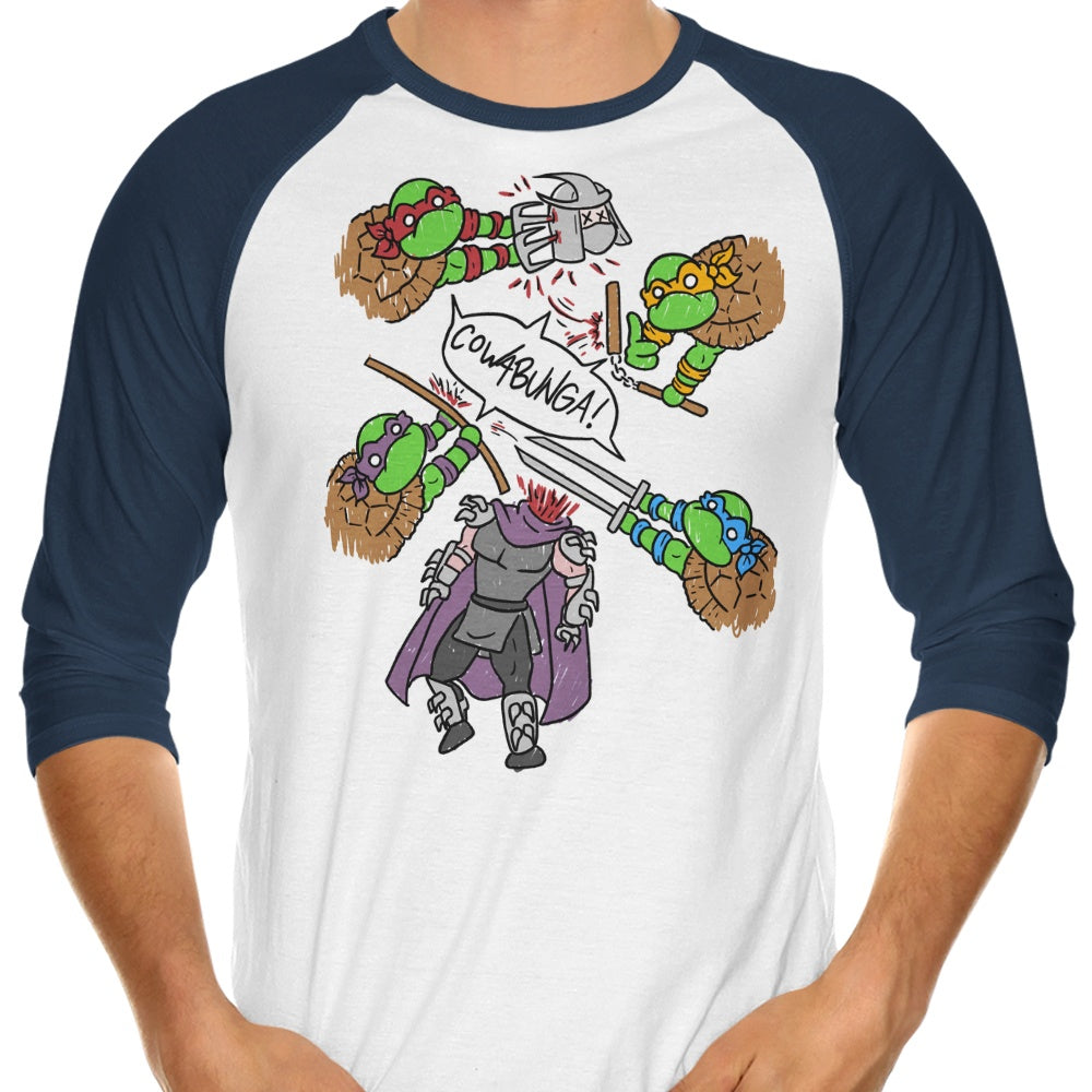 MarianoSan Turtle Pool 3/4 Sleeve Raglan Stylish T-Shirt