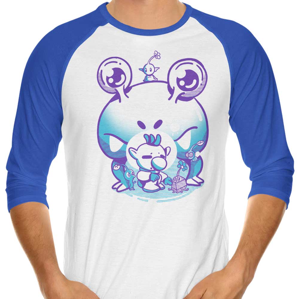 Sketchdemao 3/4 Sleeve Raglan T-Shirt - Say Hello to the Captain
