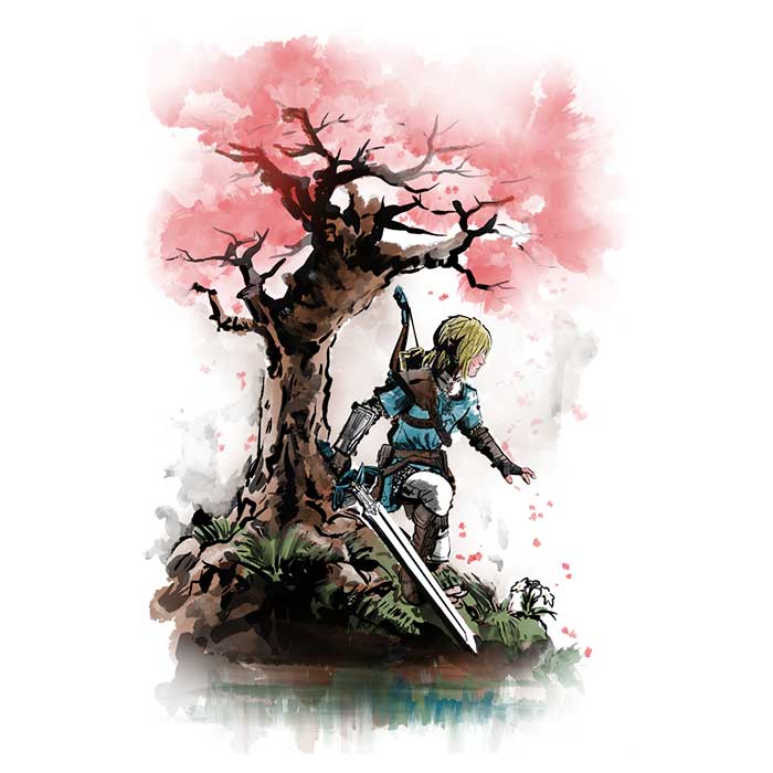Ddjvigo's 3/4 Sleeve Raglan T-Shirt - Tears Under the Tree Design