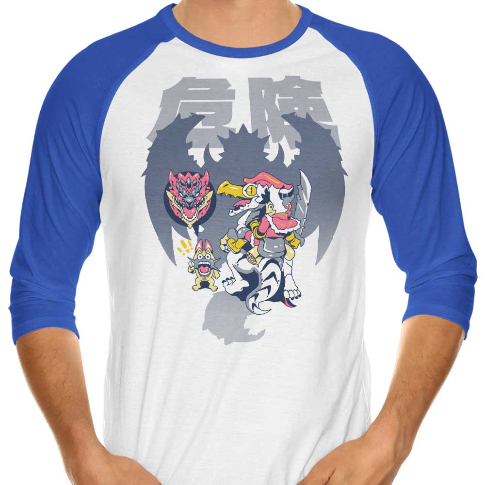 Sketchdemao's 3/4 Sleeve Raglan T-Shirt - Danger Looms