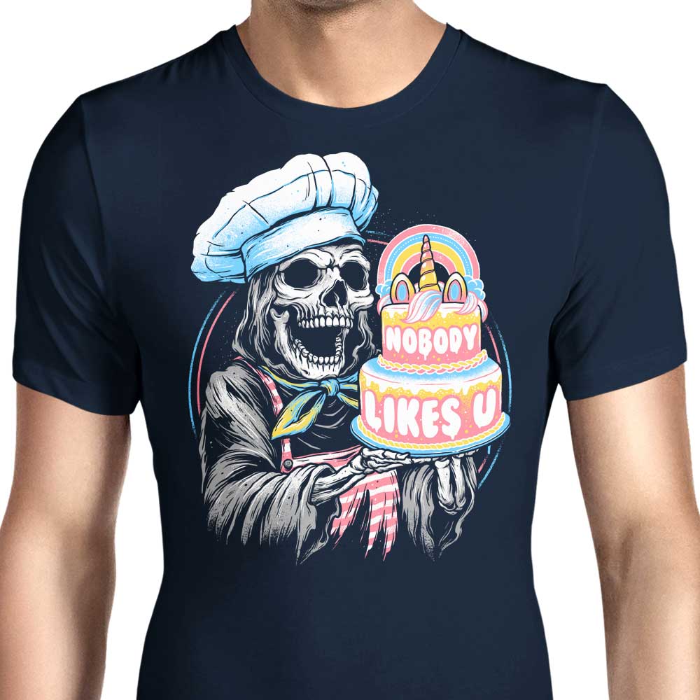 Glitchygorilla's Doom Cake Men's T-Shirts in Various Sizes