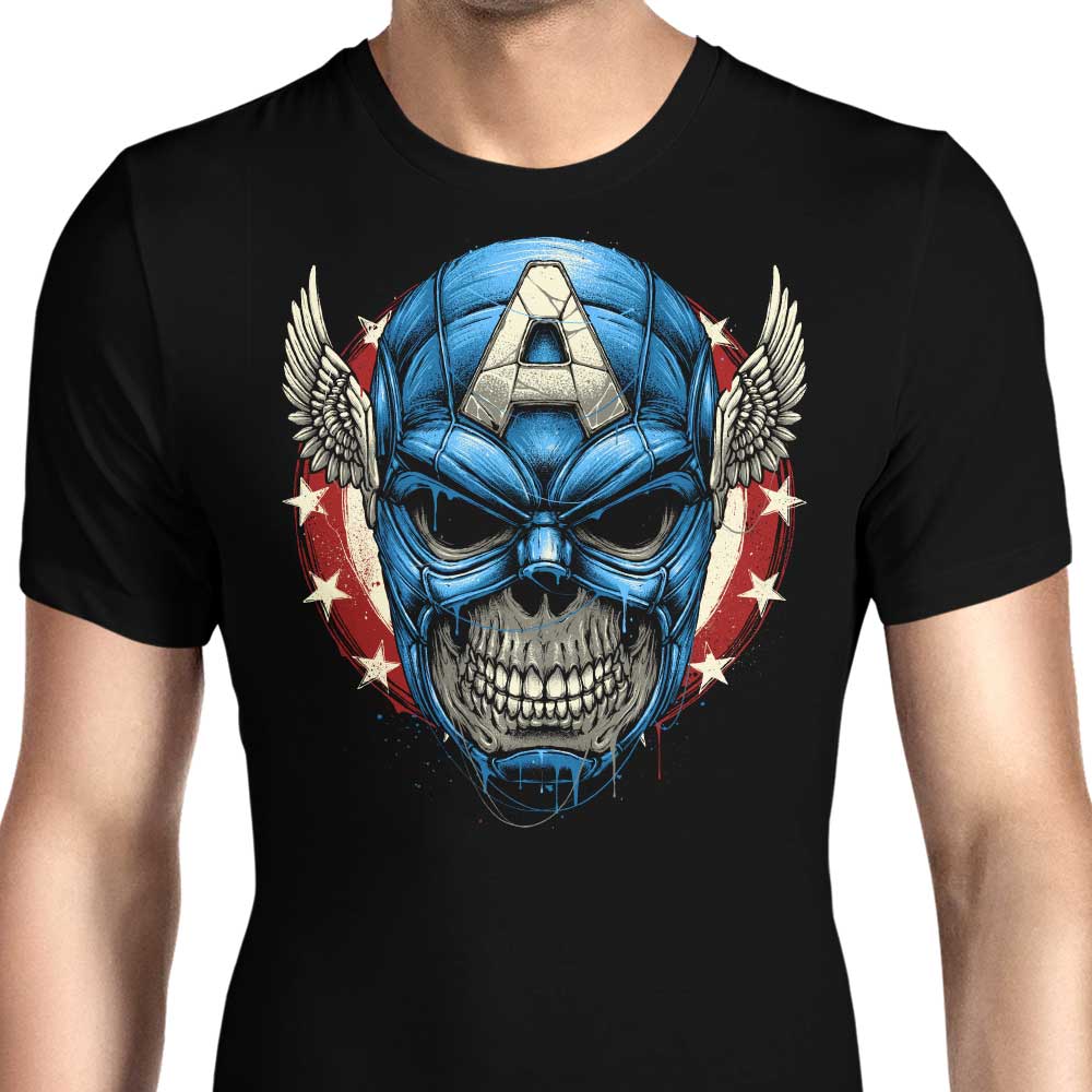 Men's Star Spangled Skull Apparel - T-Shirts in Various Sizes