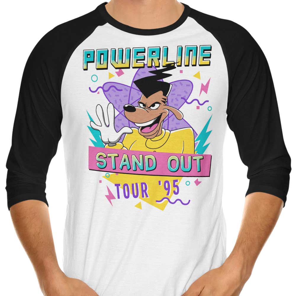 Eye-Catching '95 Tour 3/4 Sleeve Raglan T-Shirt