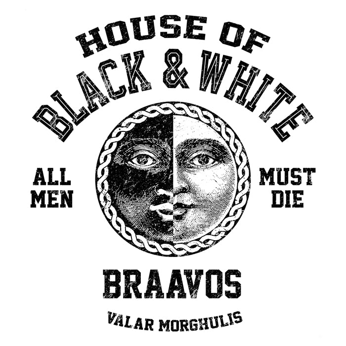 Digital Phoenix's Alt 'House of Black and White' 3/4 Sleeve Raglan T - Shirt
