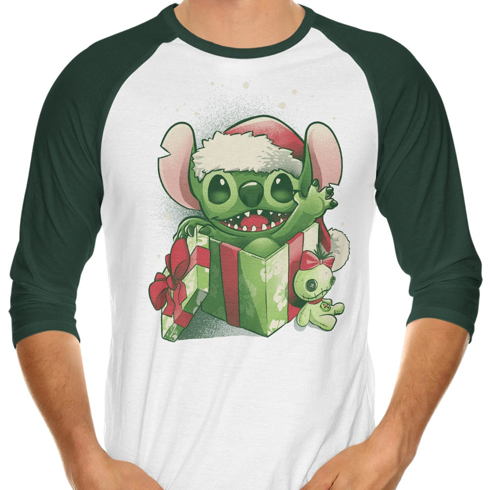 Episode 16 Christmas Experiment - Three - Quarter Sleeve Raglan Style T - Shirt for Fashion Lovers