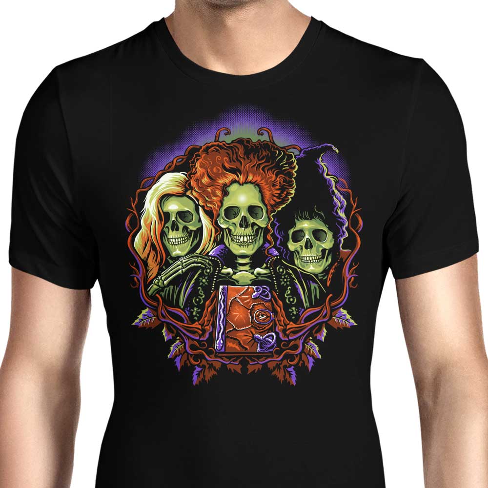 Stylish Men's Witches Skulls Apparel in Various Sizes