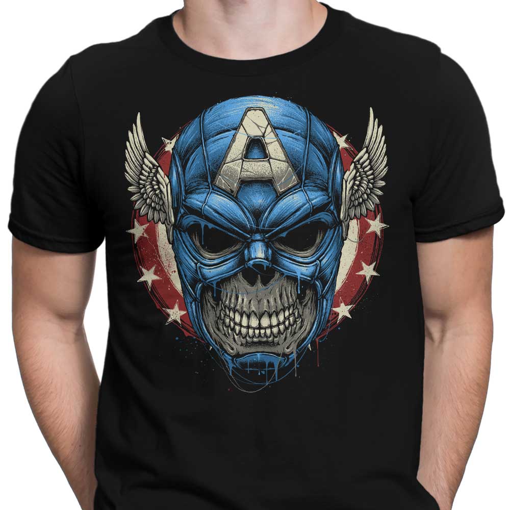 Men's Star Spangled Skull Apparel - T-Shirts in Various Sizes