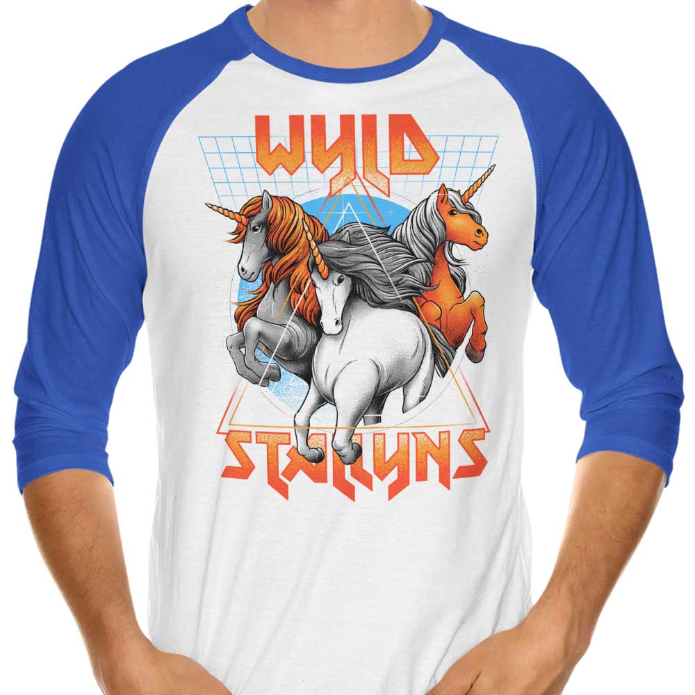Stay Wyld - Stylish 3/4 Sleeve Raglan T-Shirt for Trendy Wear