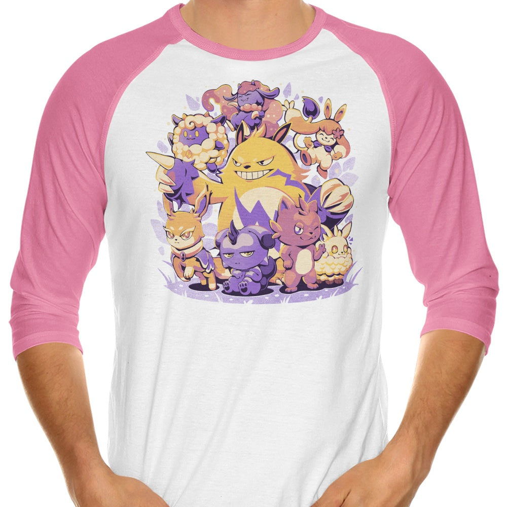 Edu.ely's Pal Friends 3/4 Sleeve Raglan Stylish T-Shirt