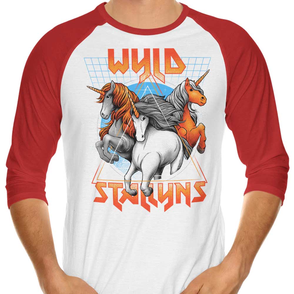 Stay Wyld - Stylish 3/4 Sleeve Raglan T-Shirt for Trendy Wear