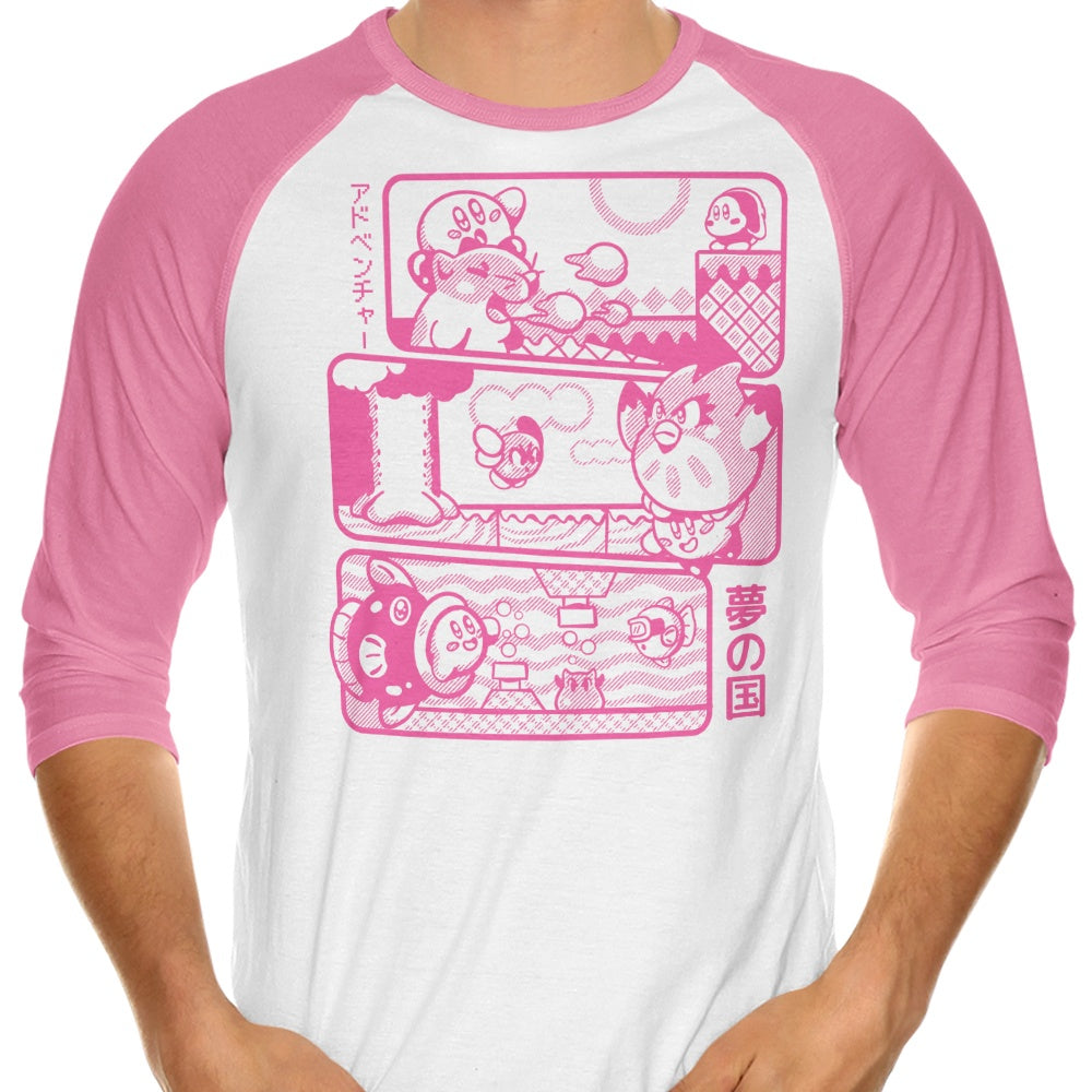 Sketchdemao's Saving Dreamland 3/4 Sleeve Raglan Stylish T-Shirt